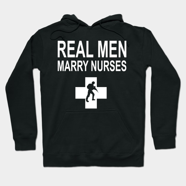 Real Men Marry Nurses Police Hoodie by heryes store